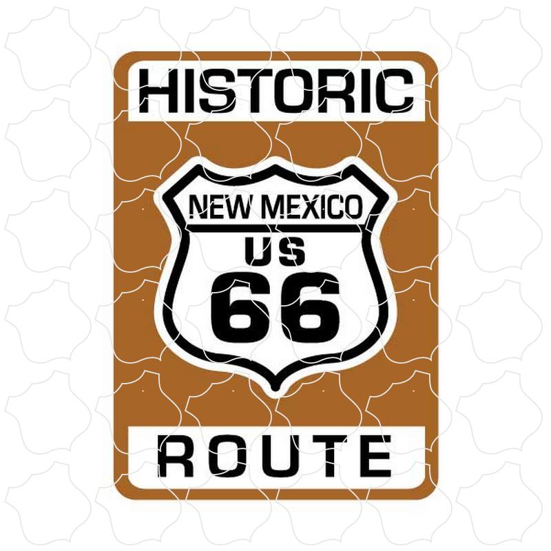 New Mexico Historic Brown Sign