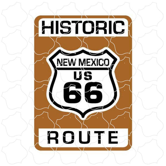 New Mexico Historic Brown Sign