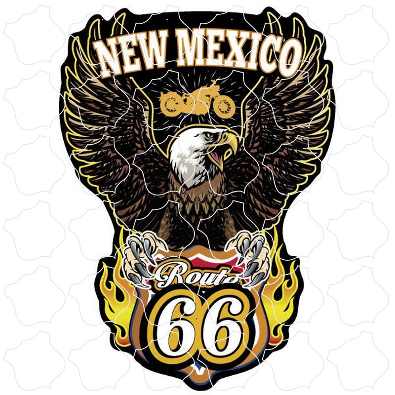 New Mexico Eagle Route 66 Shield